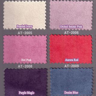 FAUX SUEDE LEATHER LIKE STRETCH UPHOLSTERY MICROSUEDE FABRIC 28 COLORS