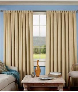 3PR New Thermal Insulated Tab Top Drapes 80X84 Linen 