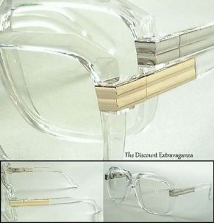 Clear Frame DJ Gazelle Style Run Dmc Inspired Sun Glasses