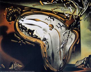 Fine Art Reproduction Poster   The Melting Watch by Salvador Dali