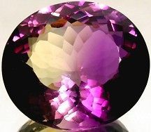 33ct Handcrafted Ametrine Gem of Spanish Conquistador Ancient Persia