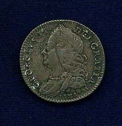 ENGL AND GEORGE II 1746 6 PENCE SILVER COIN