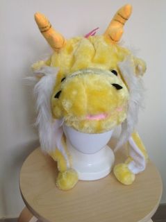 Cute Chinese Legend Animal Gold Dragon Cosplay Costume Soft Warm Lucky