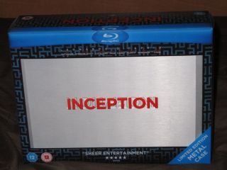 Inception Blu ray LTD OOP Metal Briefcase Region Free