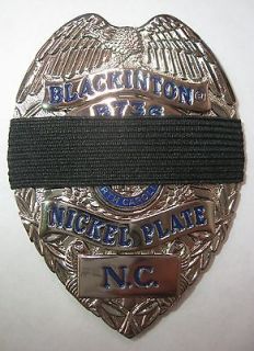BLACK MOURNING BANDS for police / fire badge 3/4 NEW