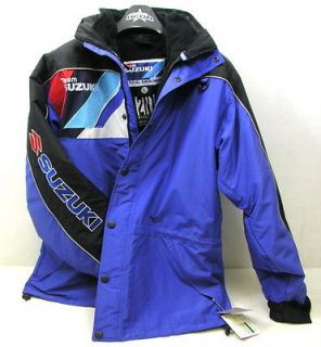 Suzuki 2 in 1 Winter Coat Blue RMZ450 GSXR750 Kingquad Motocross MX