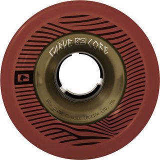 Skateboards Carve Core Blood Orange 64mm Cruiser Skateboard Wheels