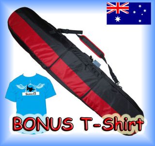 New Snowboard Travel Bag Cover 170cm Padded Red/Black Quality Bag 1 Yr