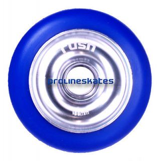 Scooter Wheel Rush Blue / Silver Metal Core 100mm