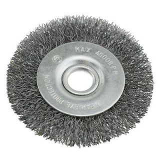 Fine Wire Wheel Brush 1/2 in Arbor Bench Power Tools