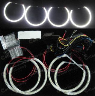 BMW E46 nonprojectors 60SMD LED ANGEL EYES HALO RINGS super bright