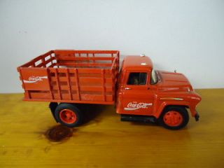 Coca Cola Die Cast Chevy 1957 Stake Truck with Vending Machines