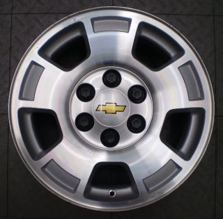5299 Chevy 1500 Silverado Tahoe 17 Factory Alloy Wheels Rims 4
