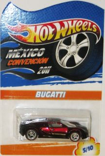 Hot Wheels 2011 Mexico Convention CHARITY Bugatti VEYRON 5 of 10 Made