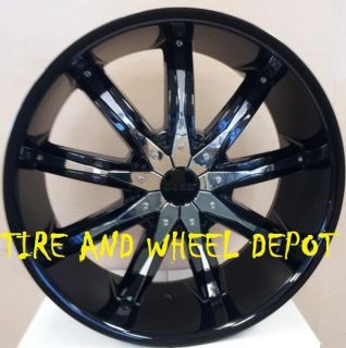 22 inch DW29B Rims Wheels and Tires 2005 2006 2007 2008 2009 2010 2011
