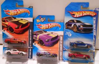 2010 2011 2012 Hot Wheels 07 Ford Shelby GT 500 Variations
