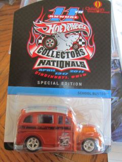 2011 Hot Wheels 11th Nationals Collectors Convention School Busted