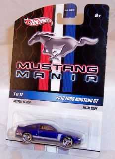 Hot Wheels Mustang Mania 1 2010 Ford Mustang GT New