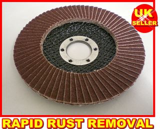 Grinding Disc Flap Wheel Linisher Rust Removal to Fit 4 240V 110V