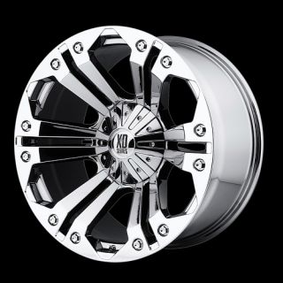 Chrome with 37x13 50x18 Nitto Mud Grappler MT Tires Wheels Rims
