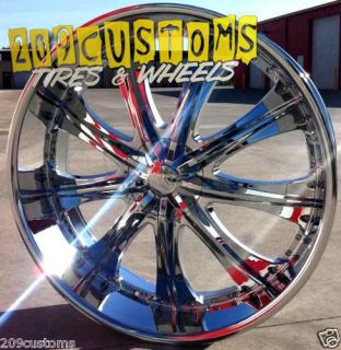 22 inch Red Sport Wheels Rims Tires RSW33 5x115 5x120 13 Offset Monte