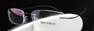Hingless Rim Less Pure Titanium Frame Eyeglasses 8Color