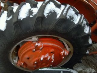 Allis Chalmers WD WD45 Firestone Rear Rims Tires 13 6 28 95