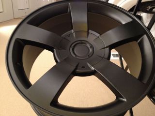  Matte Black Chevrolet Silverado SS Factory Replica wheels rims 6x5 5