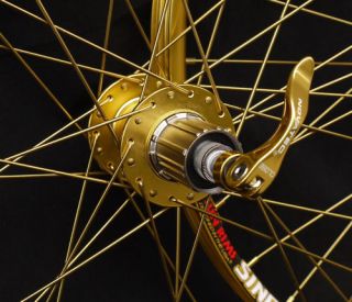 Sun Rims Single Track Novatec Wheelset Wheel Set Gold