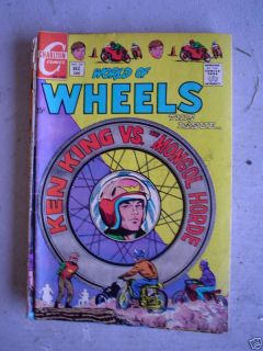 1969 Comic Book World of Wheels 29 Charlton Comics