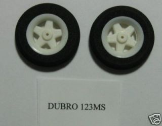 Dubro 123MS 1 23 Micro Sport Wheels