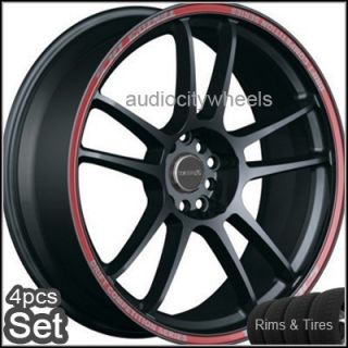 17 Wheels Tires Tenzo DC5 Rims Lexus Maxima Scion