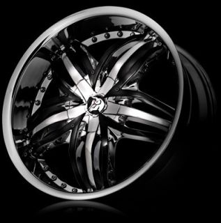 22 Diablo Wheels Angel Staggered Rims Tires S550 BMW