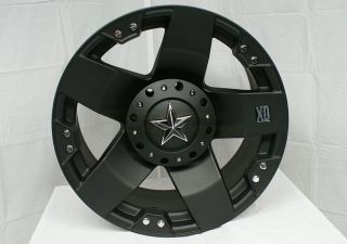 20x8 5 XD Rockstar Black Wheels Rims 8x170 w 275 55 20 Nitto Terra