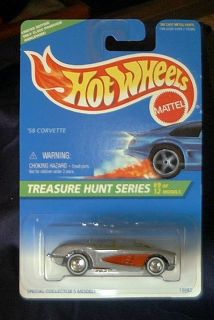 1996 Hot Wheels Treasure Hunt 9 12 58 Corvette