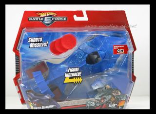 NEW Hot Wheels Battle Force 5 WATER SLAUGHTER Vehicle w Driver SEVER 1