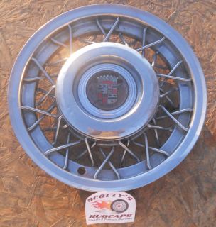  1954 1955 CADILLAC DEVILLE FLEETWOOD SERIES 62 15 WIRE WHEEL COVER 1