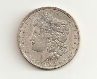  Silver Dollar Key Date Scarce Circulated Toned Rims Nice Au Coin
