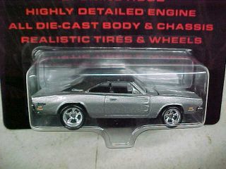 HOT WHEELS 1 64 ULTRA HOTS SILVER 69 DODGE CHARGER REAL RIDERS OPENING