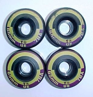 Tru Longboard Skateboard Wheels 65mm 78A Soft Wheels No Reserve