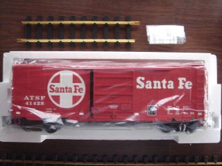 Scale Railroad Santa FE 40 PS 1 Box Car R19200B Metal Wheels