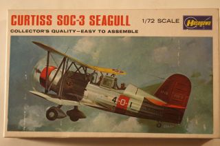 USA Curtiss Soc 3 Seagull Wheels 1 72 Airplane Model Kit