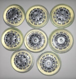 New 76mm Skate Inline Ripstik Wheels Bearings ABEC1ZZ