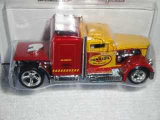 Hot Wheels Delivery Slick Rides Convoy Custom Pennzoil w Real Riders