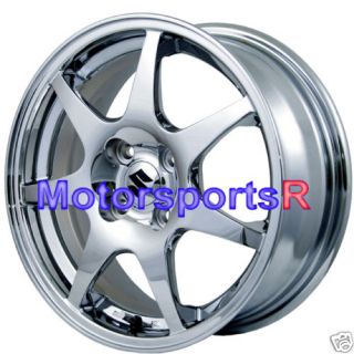15 Chrome Rims Wheels 89 00 02 Toyota Corolla Tercel FX16 GTS 4 lugs