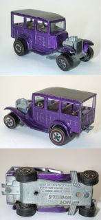 Redline Hotwheels Purple 1969 Ford Woody