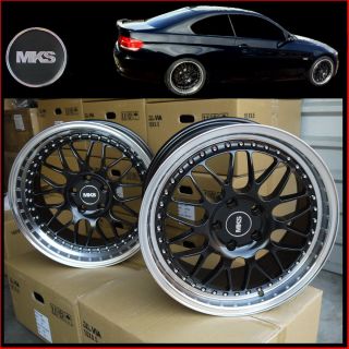 MKS 18x8 5 9 5 5x120 Staggered Concave Wheels BMW F30 E90 E92 328i