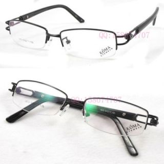 Half Rim Frame Eyeglasses 3 Colors for Option FreeShip