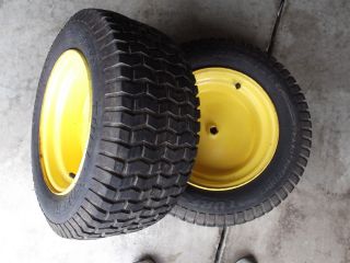 John Deere L120 L130 Rear Rims and Tires