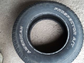 American Prospector at 265 70 17 Tires